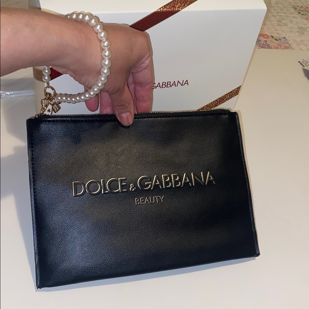 Dolce & Gabbana Black Logo Pouch